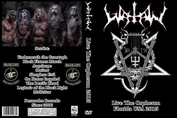 Watain - Live The Orpheum Florida 2015 DVD