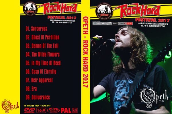 Opeth - Live  Rock Hard 2017 DVD