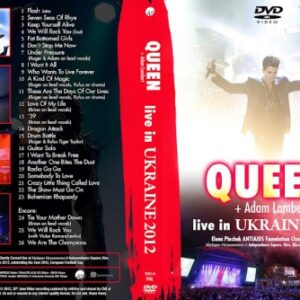 Queen + Adam Lambert - Live in Kiev Ukraine 2012 DVD