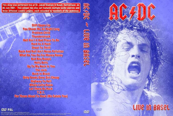 AC/DC - Live Basel Switzerland 2001 - 2xDVDs