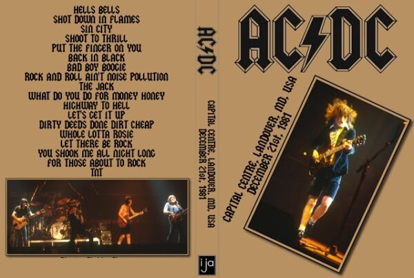 AC/DC - Live Landover 1981DVD