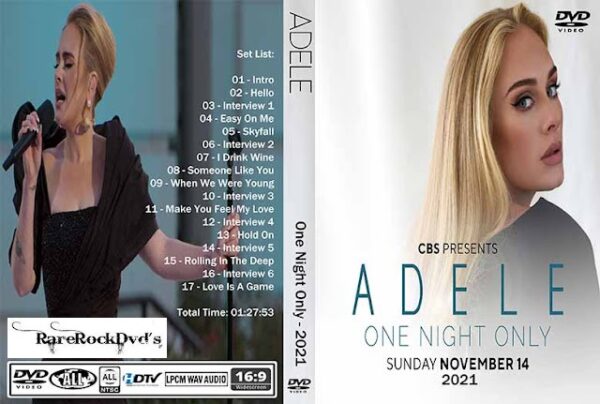 Adele - Special One Night Only 2021 DVD