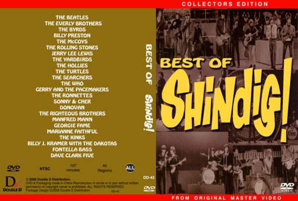 The Best Of Shindig! - 1965 - Beatles- Rolling Stones - Who..DVD