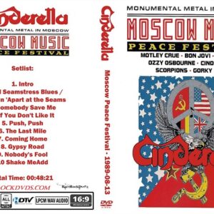 Cinderella - Moscow Peace Festival 1989 DVD