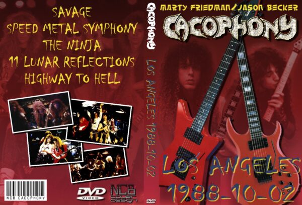 Cacophony - Live Los Angeles 1988 + Japan 1989 DVD