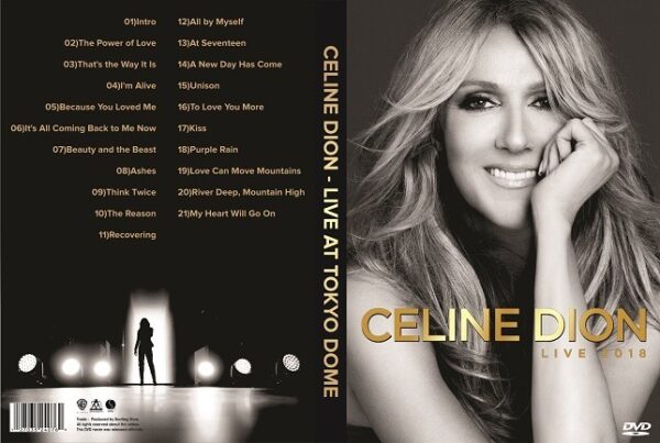 Celine Dion - Live Tokyo Japan 2018 DVD