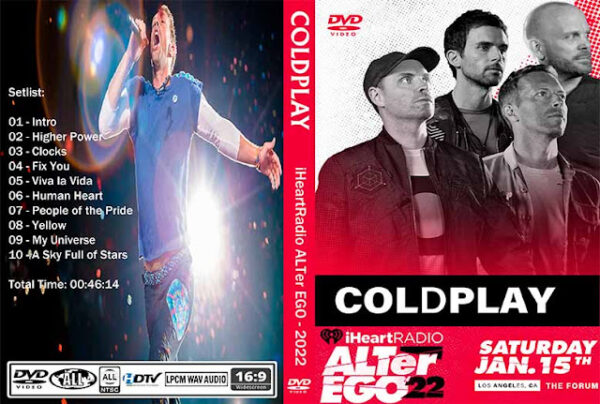 Coldplay - iHeartRadio ALTer EGO 2022 DVD