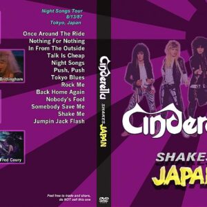 Cinderella - Shakes Japan 1987 DVD