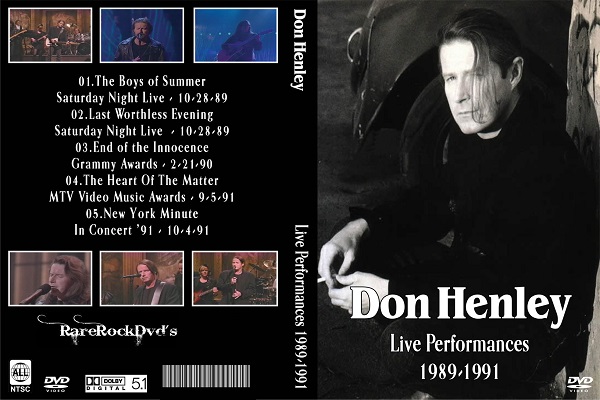 Don Henley - Live Performances 1989-1991 DVD