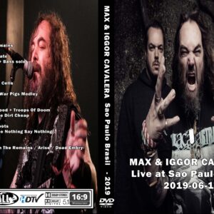 Max & Iggor Cavalera - Live Sao Paulo Brasil 2019 DVD