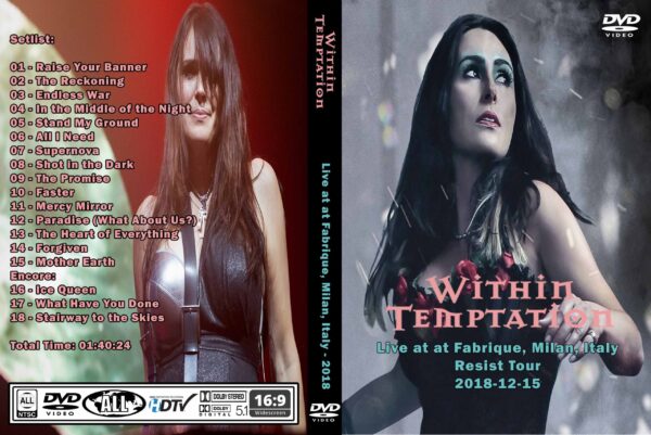 Within Temptation - Live Milan Italy 2018 DVD