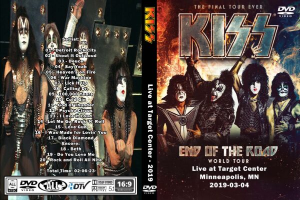 Kiss - Live Target Center Minneapolis 2019 DVD