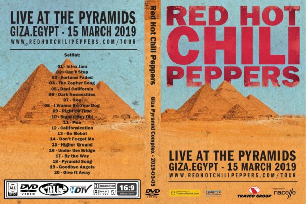 Red Hot Chili Peppers - Live Giza Pyramid Egypt 2019 DVD