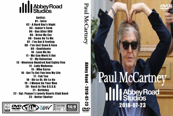 Paul McCartney - Abbey Road 2018 DVD