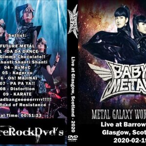 BabyMetal - Live Barrowland Glasgow Scotland 2020 DVD