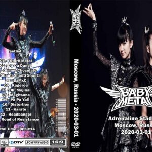BabyMetal - Adrenaline Stadium Moscow Russia 2020 DVD
