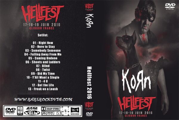 Korn - Live Hellfest 2016 DVD