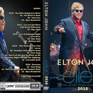 Elton John - Ellen Degeneres Show 2016 DVD