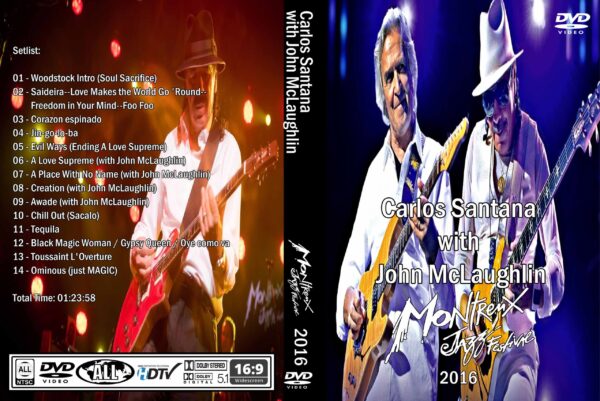 Santana with John McLaughlin - Live Montreux Jazz Festival 2016 DVD