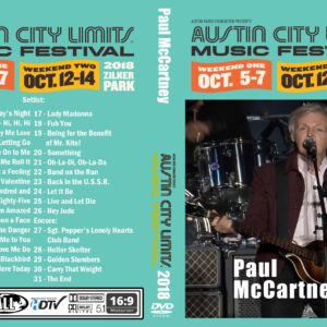 Paul McCartney  - Live Austin City Texas 2018 DVD