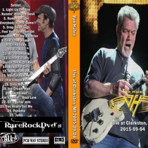 Van Halen - DTE Energy Music Theatre Clarkston 2015 DVD
