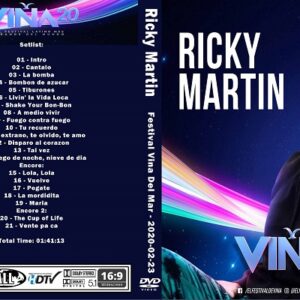 Ricky Martin - Live Vina del Mar Chile 2020 DVD