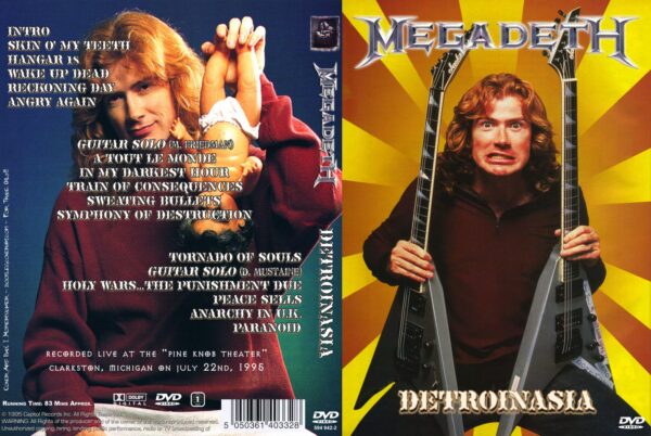 Megadeth - Live Clarkston MI 1995 DVD