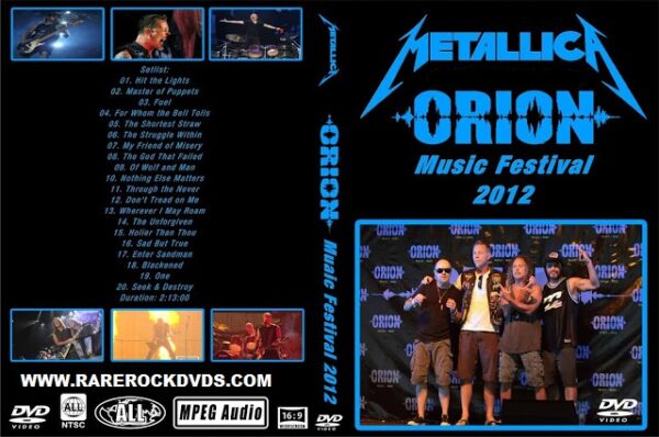 Metallica -  Live At Orion Festival Atlantic City 2012 DVD