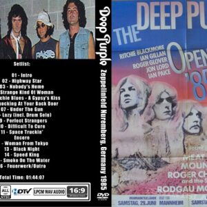 Deep Purple - Live Nuremberg Germany 1985 DVD