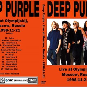 Deep Purple - Live Olympijskij Moscow Russia 1998 DVD