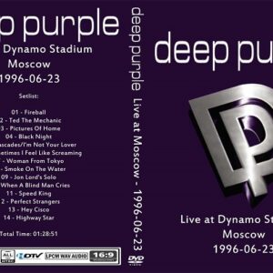 Deep Purple - Live Dynamo Stadium Moscow 1996 DVD