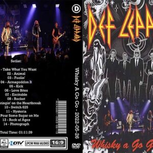 Def Leppard - Live Whisky A Go Go 2022 DVD