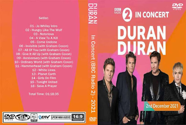 Duran Duran - In Concert BBC Radio2 - 2021 DVD