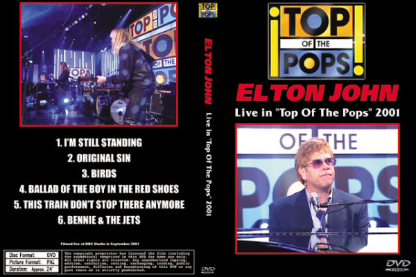 Elton John - Top Of The Pops 2001 DVD