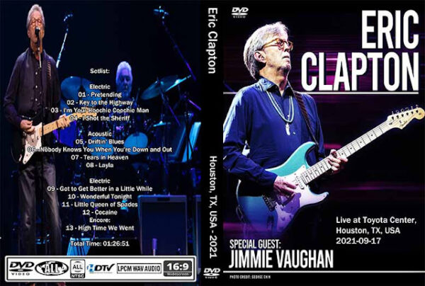 Eric Clapton - Live Houston TX USA 2021DVD