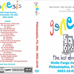 Genesis - Live Philadelphia USA 2021 DVD