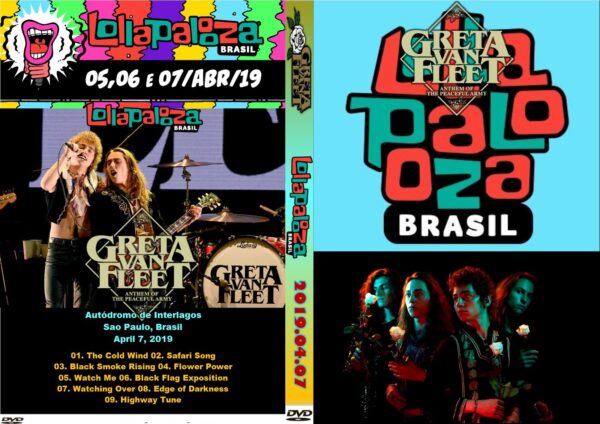 Greta Van Fleet - Live Lollapalooza Brazil 2019 DVD