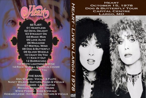 Heart - Live Capital Centre Largo 1978 DVD