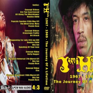 Jimi Hendrix - 1967 - 1969 - The Journey Of A Lifetime DVD