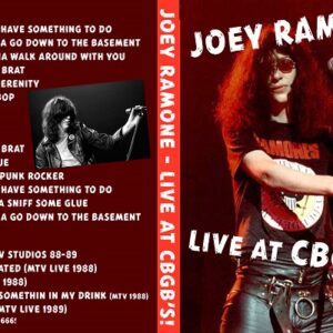 Joey Ramone - Live at CBGBs 1999 DVD