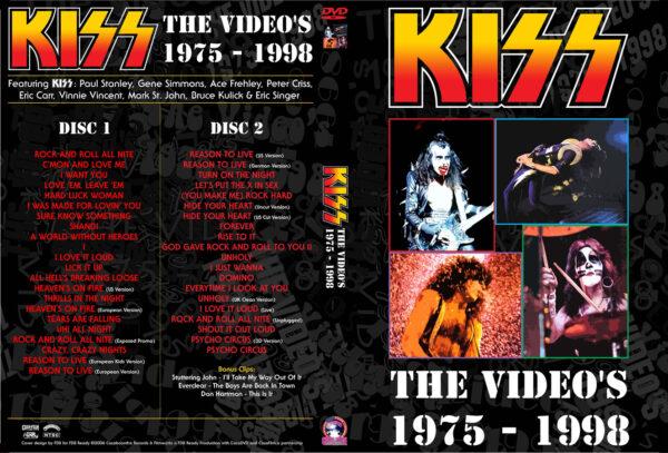 KISS Video Collection 1975-1998 -2 DVDs
