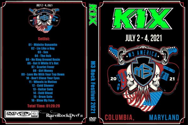 KIX - Live at M3 Rock Festival 2021 DVD