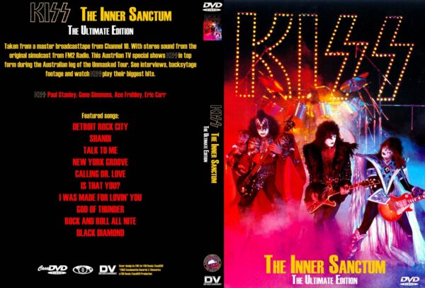 Kiss ‎– The Inner Sanctum - Australian Tour 1980 DVD