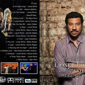 Lionel Richie and Friends - in Concert - 2012 DVD