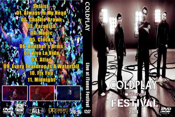 Coldplay - Live at iTunes Festival 2014 DVD