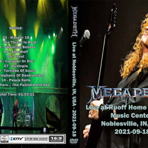 Megadeth - Live Noblesville USA 2021 DVD