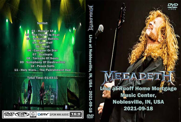 Megadeth - Live Noblesville USA 2021 DVD