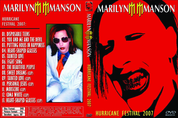 Marilyn Manson - Live at Hurricane Festival 2007 DVD