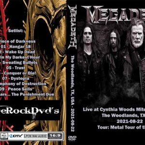 Megadeth - Live The Woodlands 2021 DVD