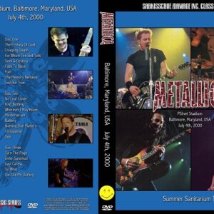Metallica - Live in Baltimore USA 2000 (3 Dvds)